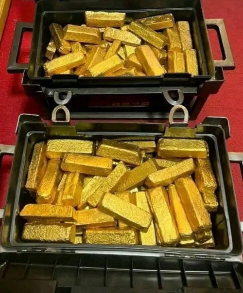 gold bars , nuggets , gold